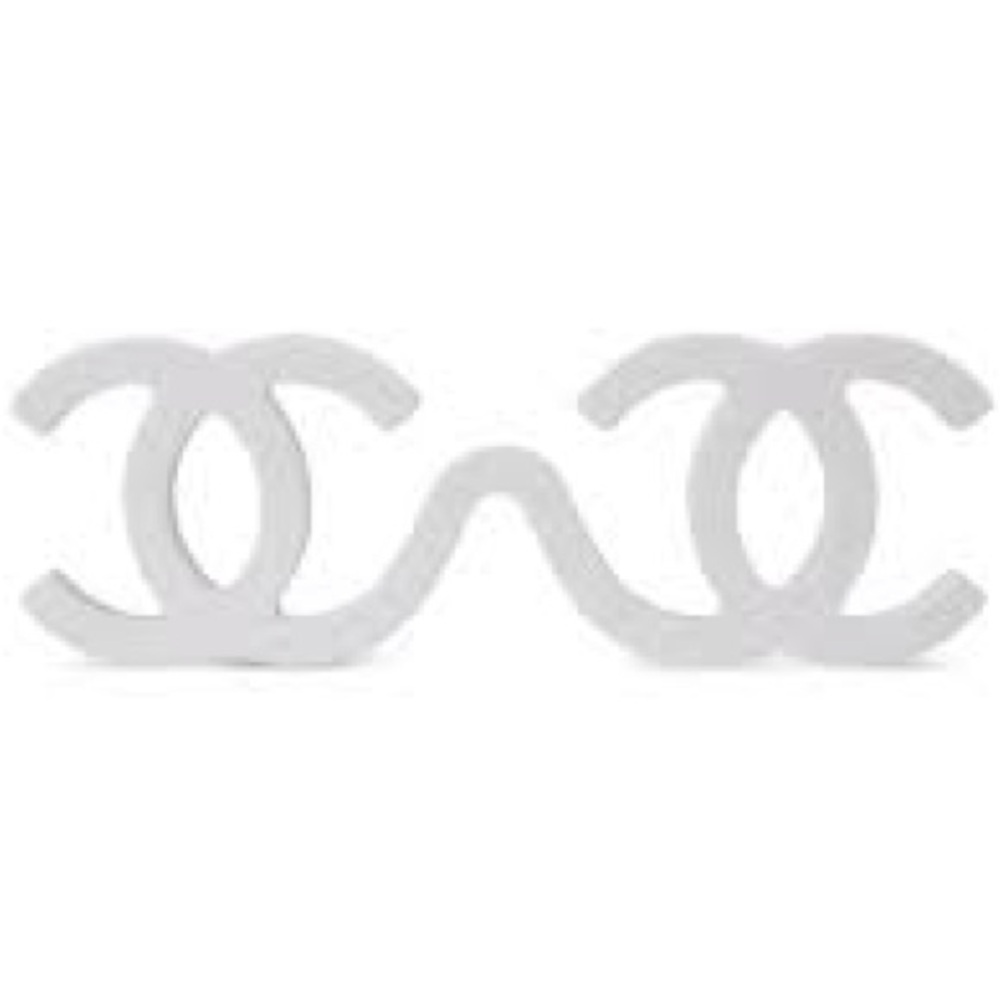 Chanel White Logo sunglasses